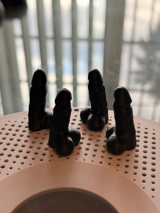 Hard One Valve Stem Caps- D*ck jokes prank- SET OF 4