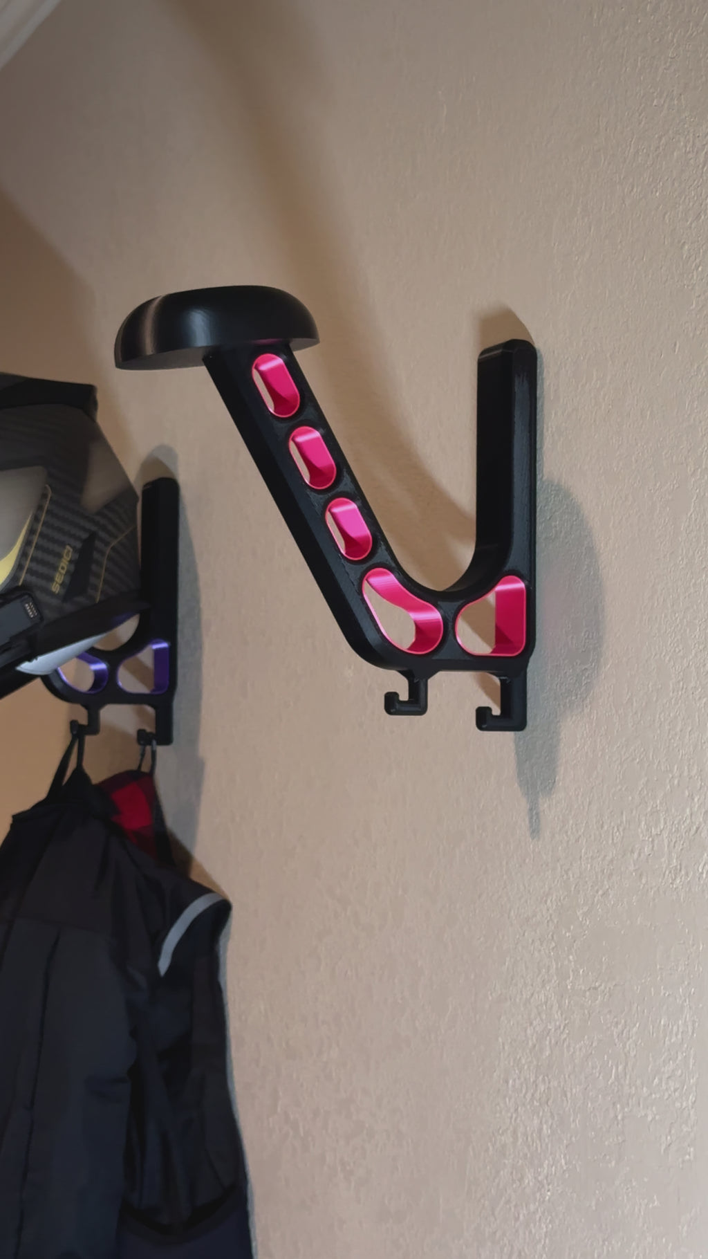Motorcycle Helmet Wall Mount